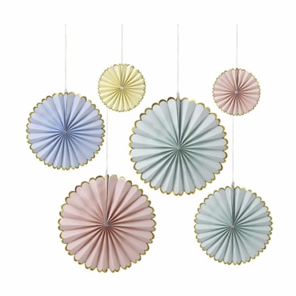 Pastel Pinwheel Decorations