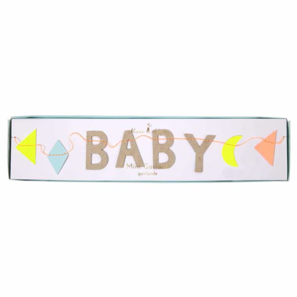 Baby shower garland