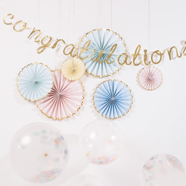 Pastel Pinwheel Decorations