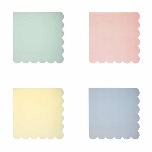 Assorted Pastel Napkins (small)