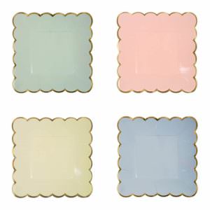 Assorted Pastel Plates (small)