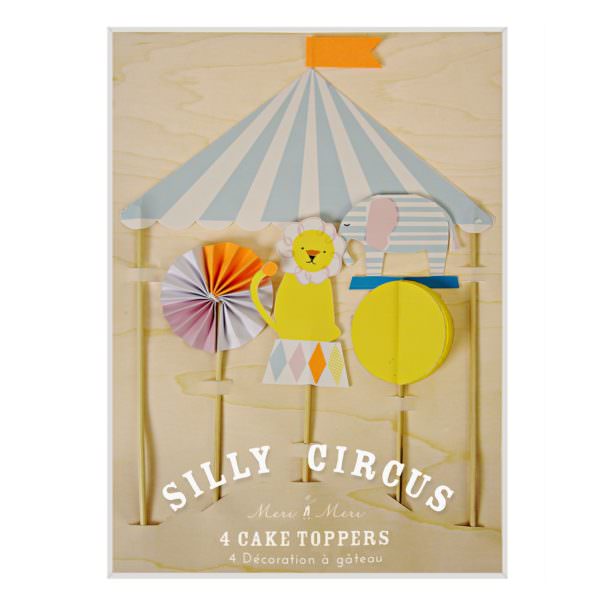 "Silly Circus" Cake Toppers