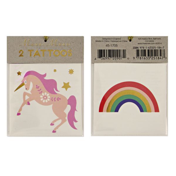 Unicorn & Rainbow Tattoos