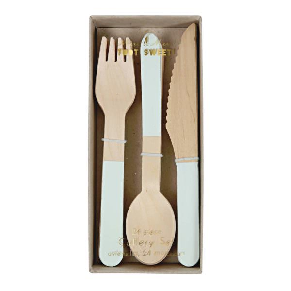 Mint Wooden Cutlery Set