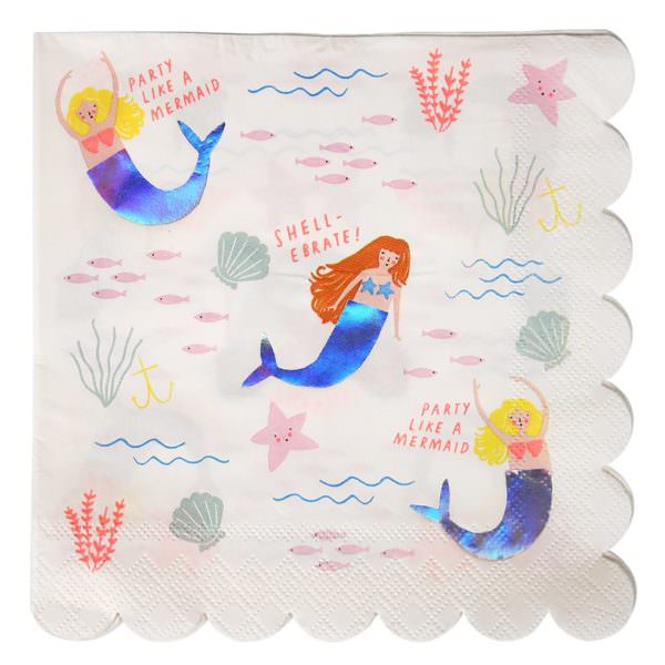 Let's Be Mermaids Napkins