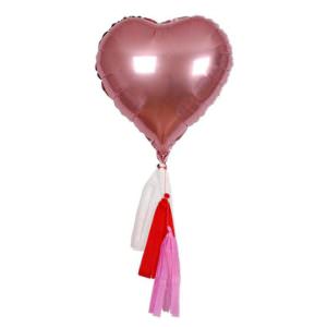 Pink Heart Foil Balloons