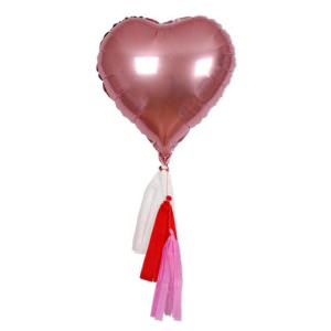 Ballon coeur rose