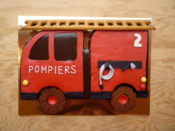 Gâteau Camion de Pompiers