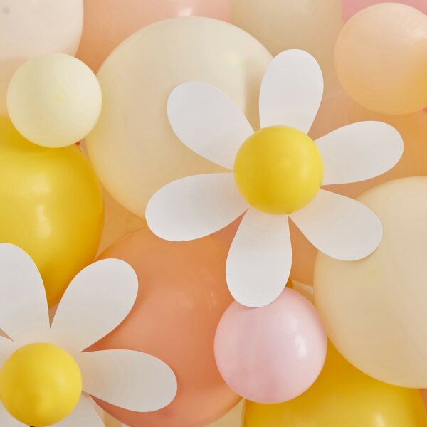 Arche de Ballons Pastel et Marguerite