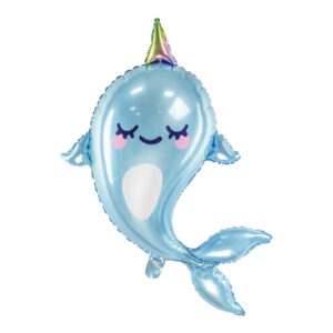 Ballon aluminium Poisson narval