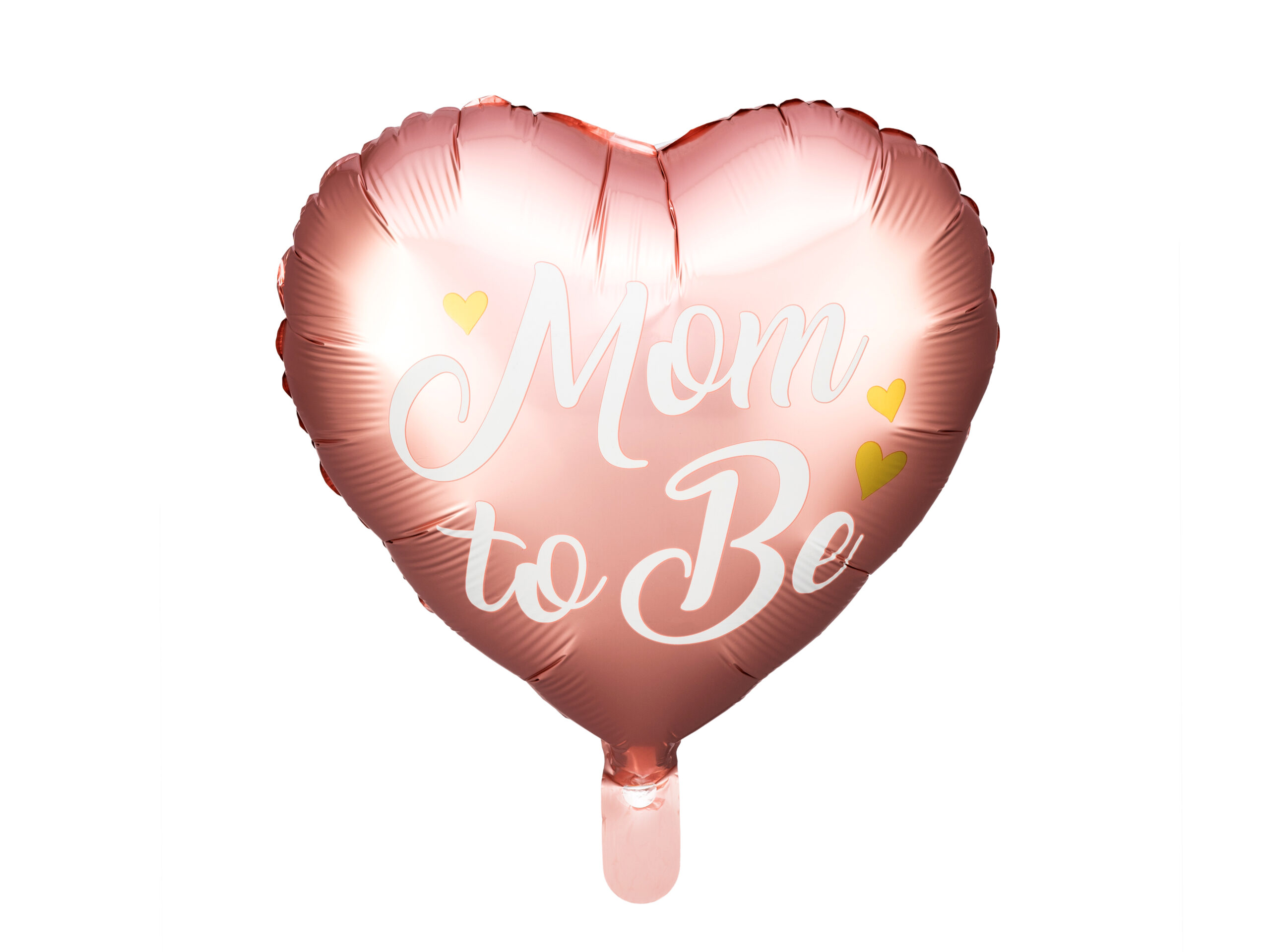 Ballon aluminium coeur "Mom to be", rose, 35cm