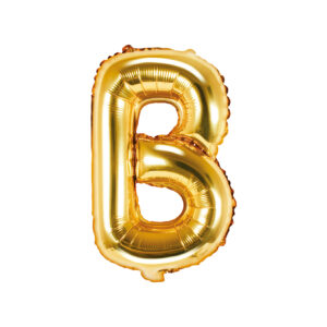 Ballon aluminium lettre D, argenté, 35cm