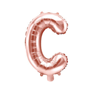 Ballon aluminium lettre D, argenté, 35cm