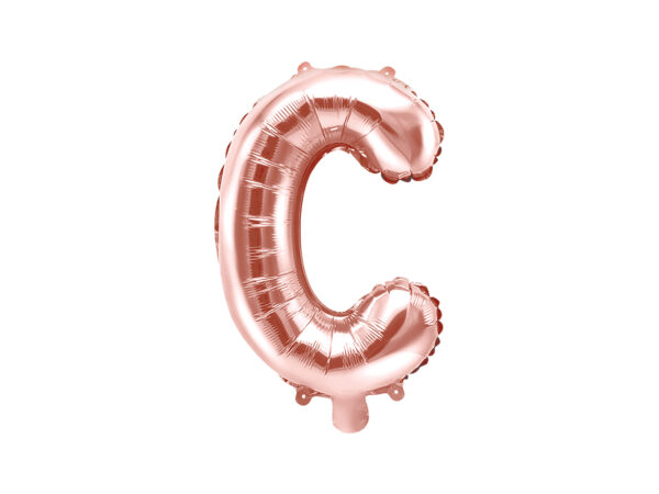 Ballon aluminium lettre D, argenté, 35cm
