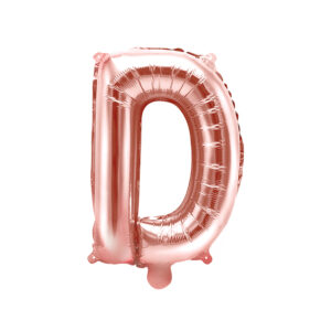Ballon aluminium lettre D, argenté, 35cm