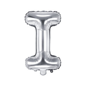 Ballon aluminium lettre D, argenté, 35cm