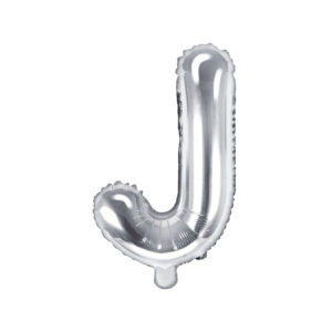 Ballon aluminium lettre D, argenté, 35cm