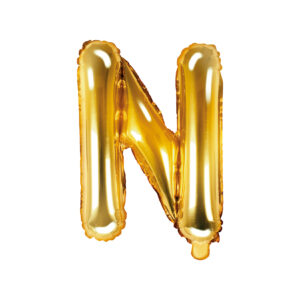 Ballon aluminium lettre M, argenté, 35cm