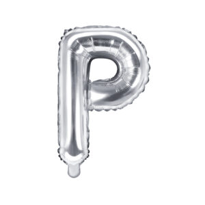 Ballon aluminium lettre M, argenté, 35cm