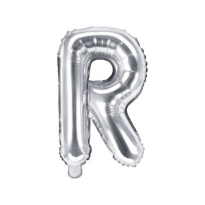 Ballon aluminium lettre Q, argenté, 35cm