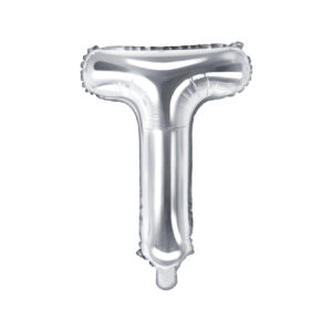 Ballon aluminium lettre Q, argenté, 35cm