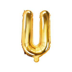 Ballon aluminium lettre Q, argenté, 35cm