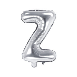 Ballon aluminium lettre Q, argenté, 35cm