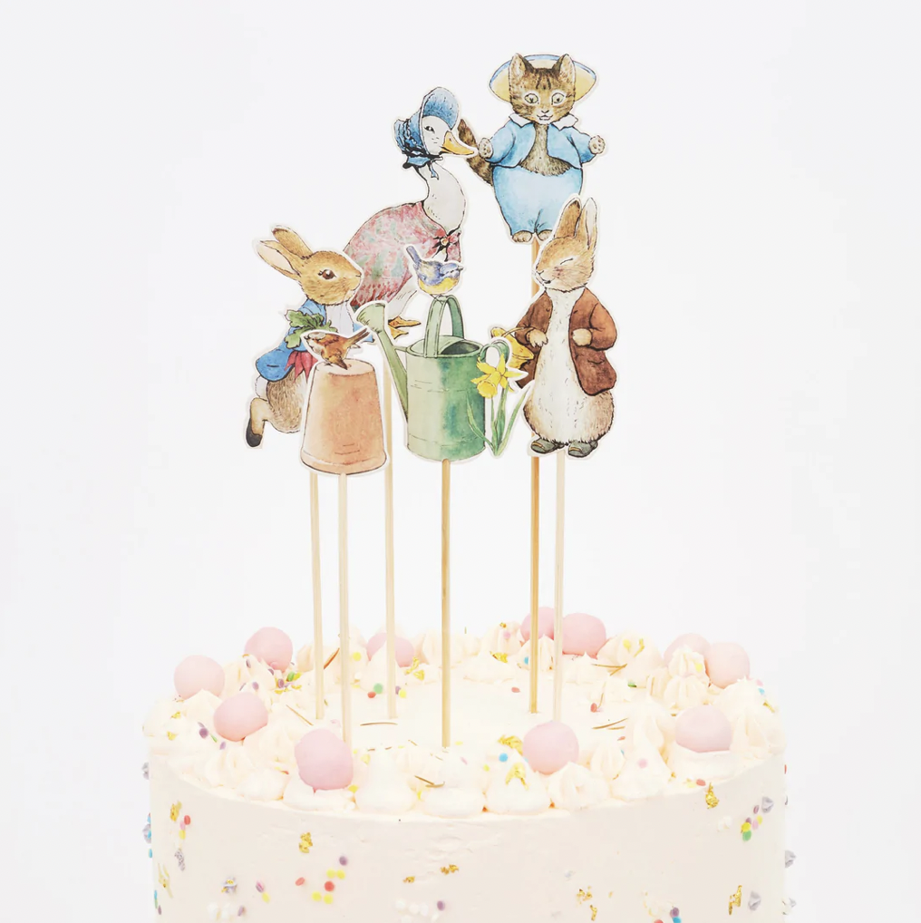 Cake topper - Lapin de Pâques - Happy Family