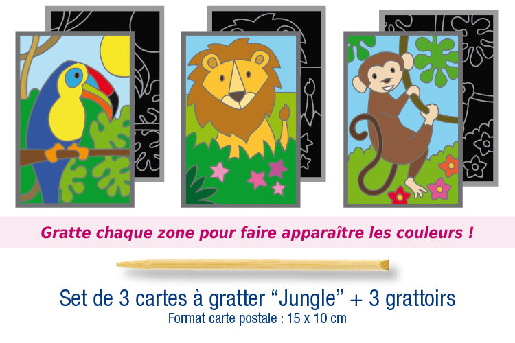 Cartes à Gratter Jungle