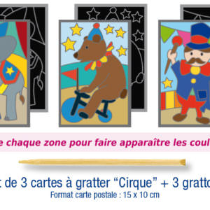 Circus scratch cards