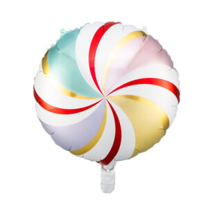 Ballon aluminium candy, mélange, 35cm