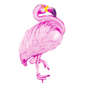 Ballon Mylar Flamingo, rose, 70x95cm
