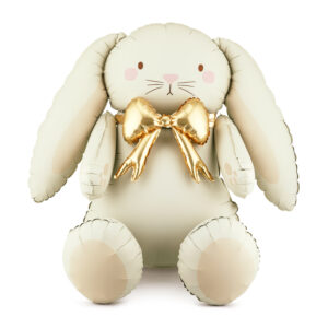 Ballon aluminium Lapin, 74x84 cm