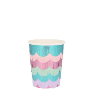 Mermaid Scalloped Fringe Cups