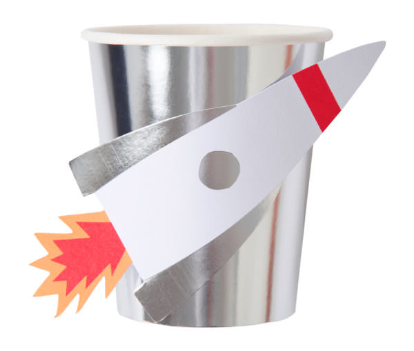 To The Moon Rocket Cups