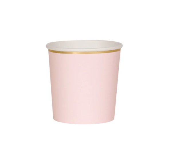 Gobelets rose pastel
