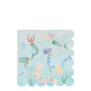 Mermaids Swimming Napkins