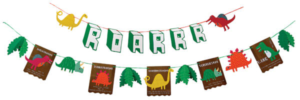 Dinosaur Party Garland