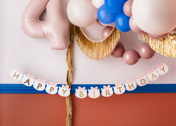 Guirlande Happy Birthday chats