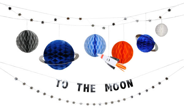 "To The Moon" Garland
