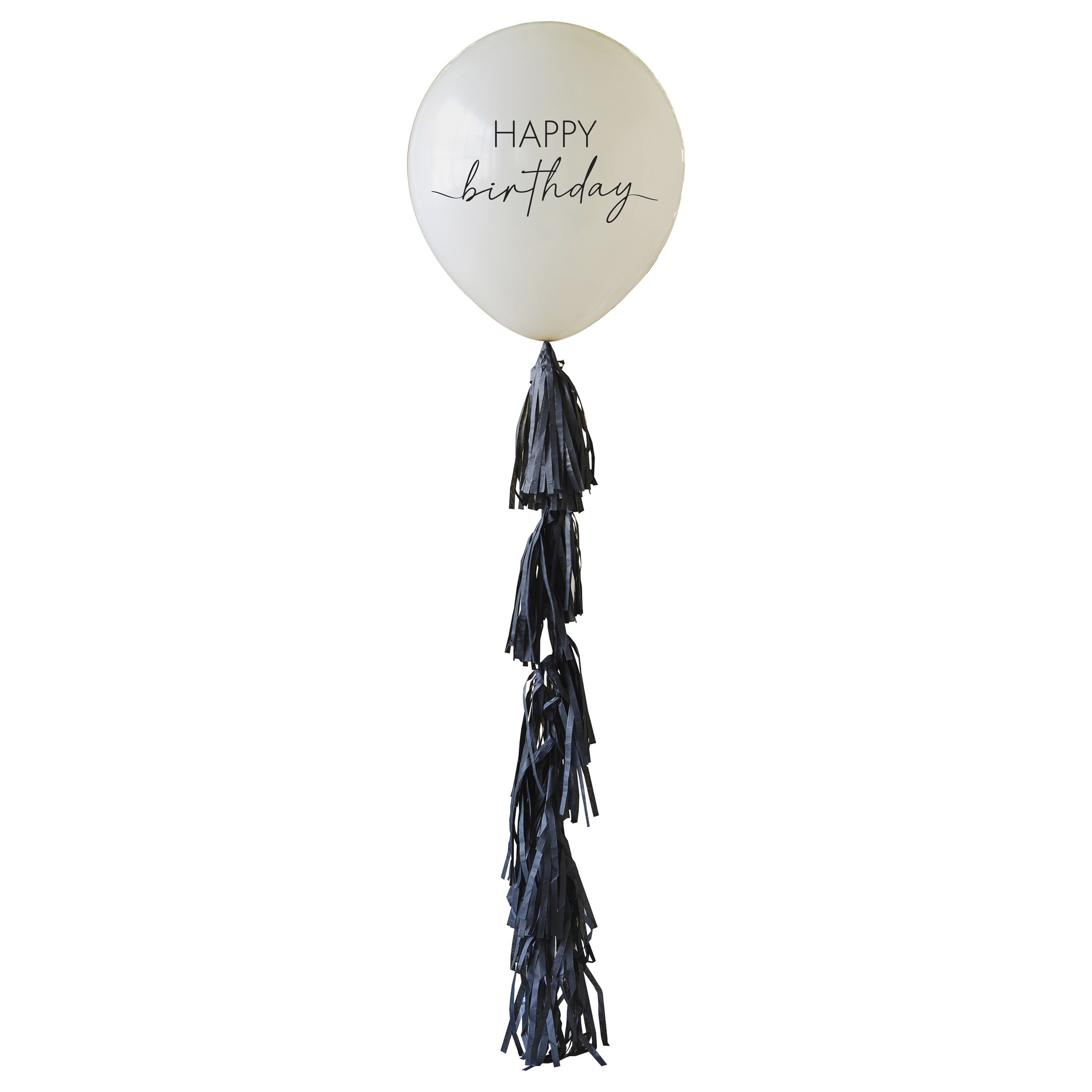 Ballons Joyeux Anniversaire Noir & Or