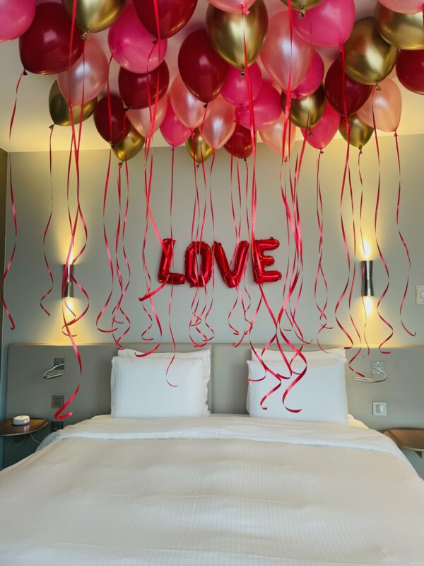 Décoration ballons "Love" - Forfait Premium
