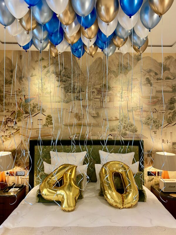 Décoration ballons "Anniversaire" - Forfait Premium