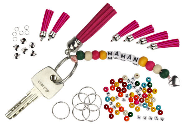 Kit for a "Mom" keychain