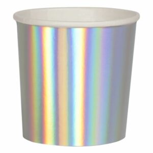 8 holographic cups
