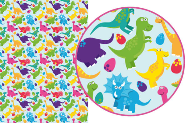 Dinosaurs self-adhesive Magic Paper