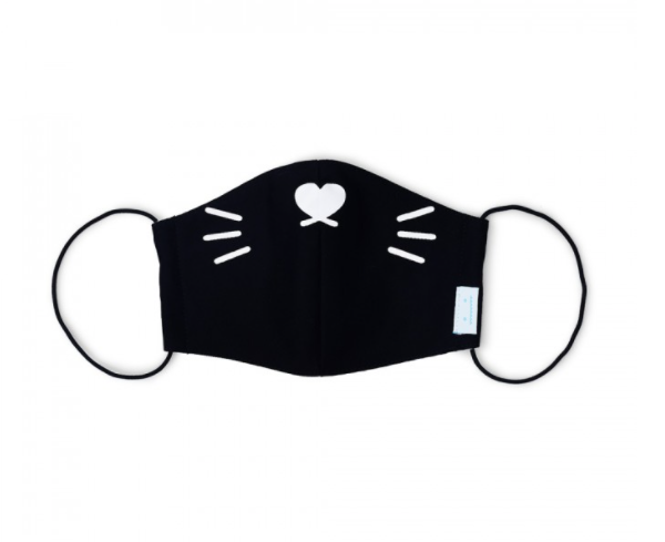Children Face Mask Covid 19 Black Cat Mustache Baby Prestige