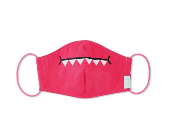 Children face mask Covid 19 Pink Dino