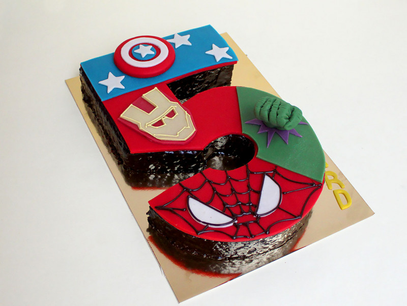 Gâteau Super-Héros