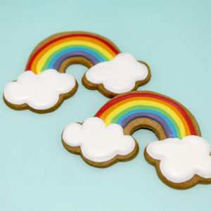 10 shortbread cookies Rainbow